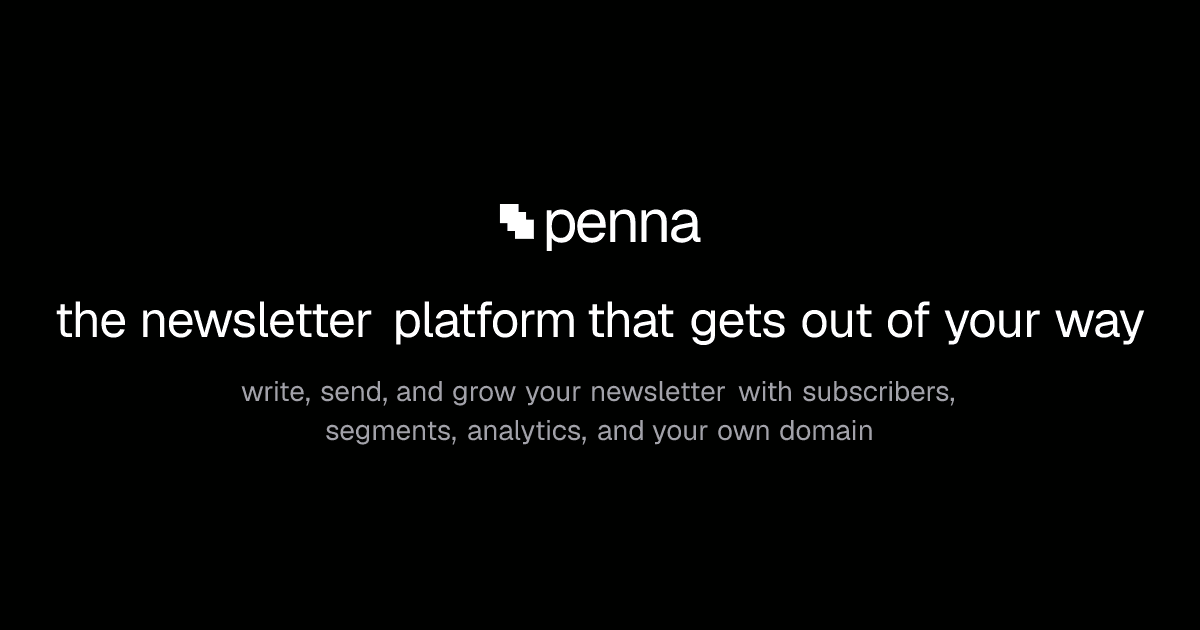 I've Been Building Penna