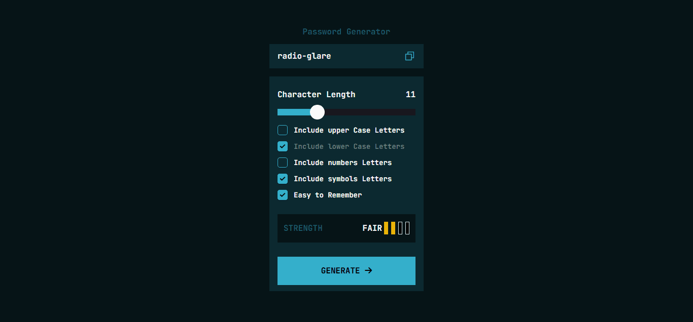 Password Generator